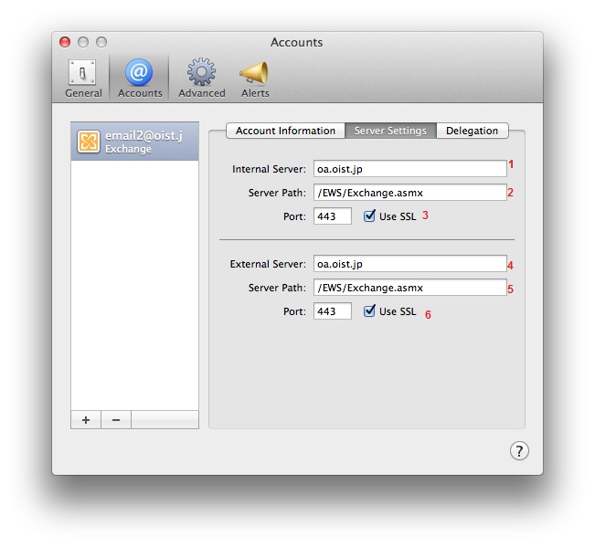 Synchronize your Mac Calendar with Exchange Server from offcampus